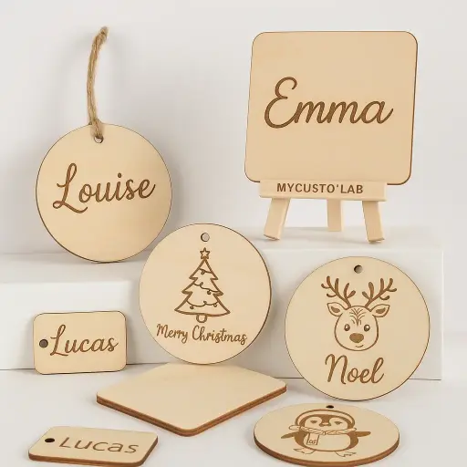 Décorations en bois personnalisées