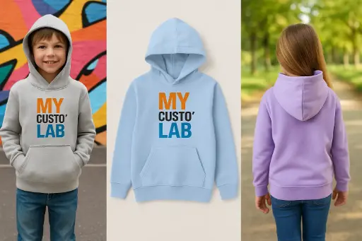 Sweat à capuche unisexe enfants – Personnalisable